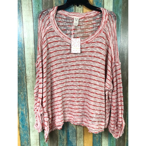 Free People Island Girl Hacci Stripe Tee - Picture 2 of 4